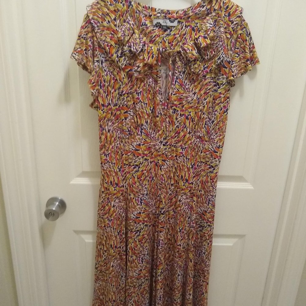 Summer-weight, fall colors Lily dress